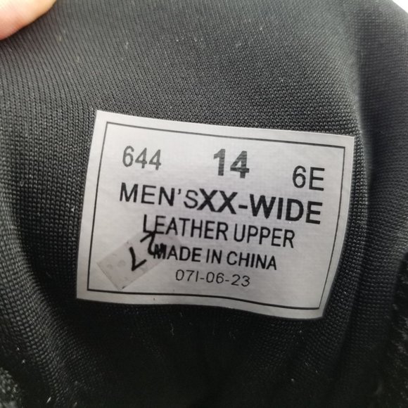 Bio Fit Ortho Feet Walking Shoe Brown 14 Leather Comfort XX Wide Adjustable Lace - Picture 3 of 14